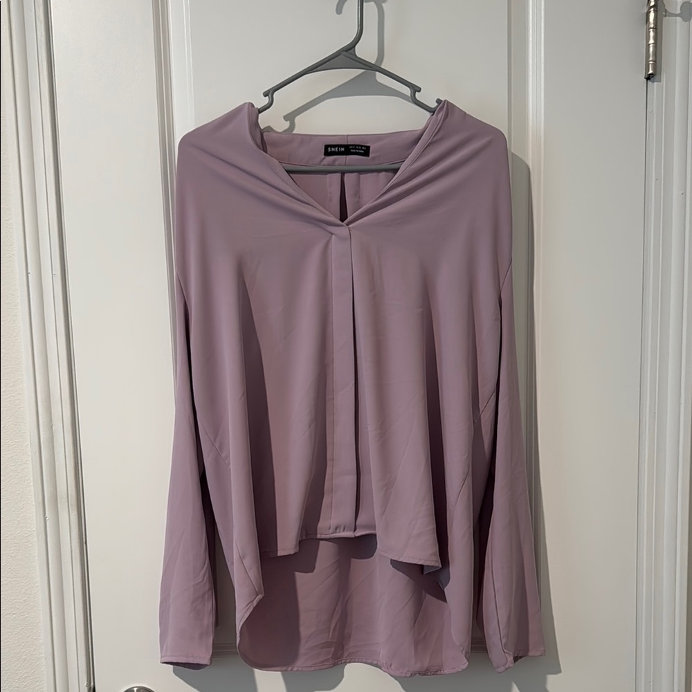 SHEIN pink blouse